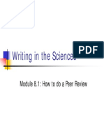 01 8.1 - How To Do A Peer Review