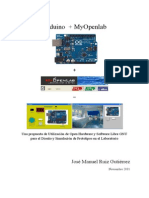 Trabajos y Aplicaciones Educativas de Myopenlab y Arduino
