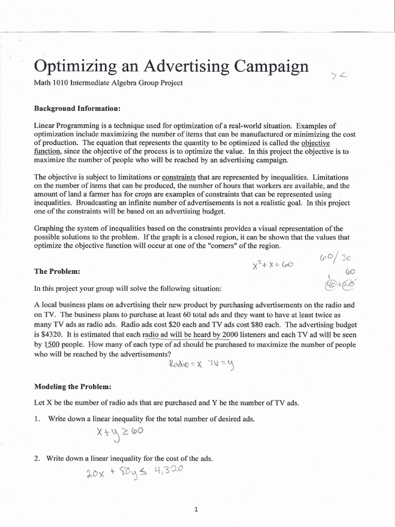 Maximize Reach in Ad Campaign Optimization | PDF | Business