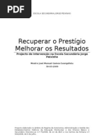 Projecto de Intervenção na Escola Secundária Jorge Peixinho