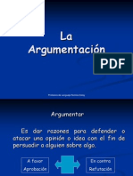 La Argumentacion