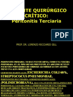Paciente Quirurgico Critico. Peritonitis Terciaria.