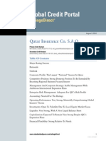 Qatar Insurance Co. S.A.Q.: August 9, 2010