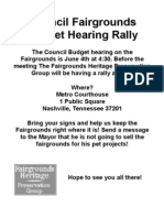 Flyer for Rally 2