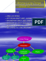 Interaction Among Living Things - Group 12