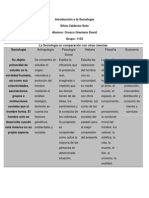 La Sociología en comparación con otras ciencias