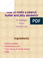 How To Make A Peanut Butter and Jelly Sandwich: A Recipe From Cherie Lau