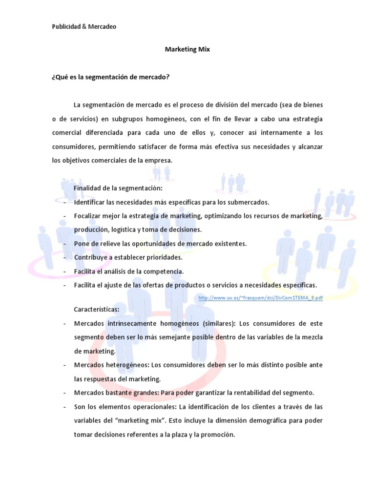 Segmentación de Mercados y Comportamiento Del Consumidor | PDF | Los ...