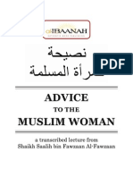 Advice To The Muslim Woman by Shaikh DR Salih Bin Fawzan Al Fawzan