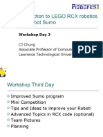 Introduction To LEGO RCX Robotics and Robot Sumo: Workshop Day 3