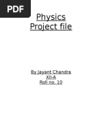 Download Physics Project on Dopplers Effect by Jayant Chandra SN176793839 doc pdf