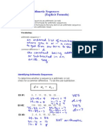 AA 11-2A Arithmetic Sequences