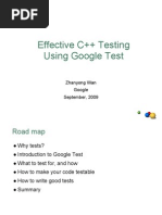 Effective C Testing Using Google Test