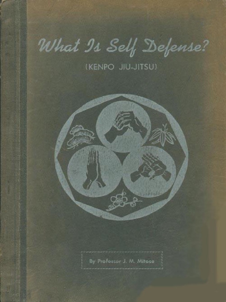 Old Martial Arts Book, Kosho Ryu, What Is Self-Defense Kenpo Kempo Jiu ...