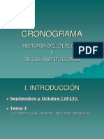 2013- 14 Cronograma