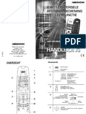 heerser smal doorboren Handleiding Medion MD80383 | PDF