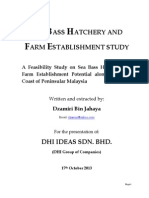 Sea Bass Hatchery and Farm Establishment