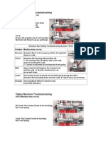 Tattoo Machine Troubleshooting