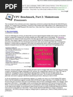 CPU Benchmark, Part 2: Mainstream Processors: Ilya Gavrichenkov