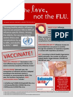 Spread The Love-Influenza Disease and Influenza Vaccine