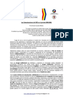 Comunicaciones del CED en el período 2008. Rendición de Cuentas