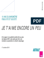 Baromètre Publicité & Société