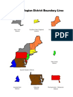 Northeast Region District Borders