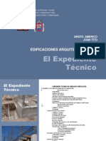 Expediente Tecnico Indice