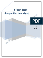 Membuat Form login dengan Php dan Mysql.pdf