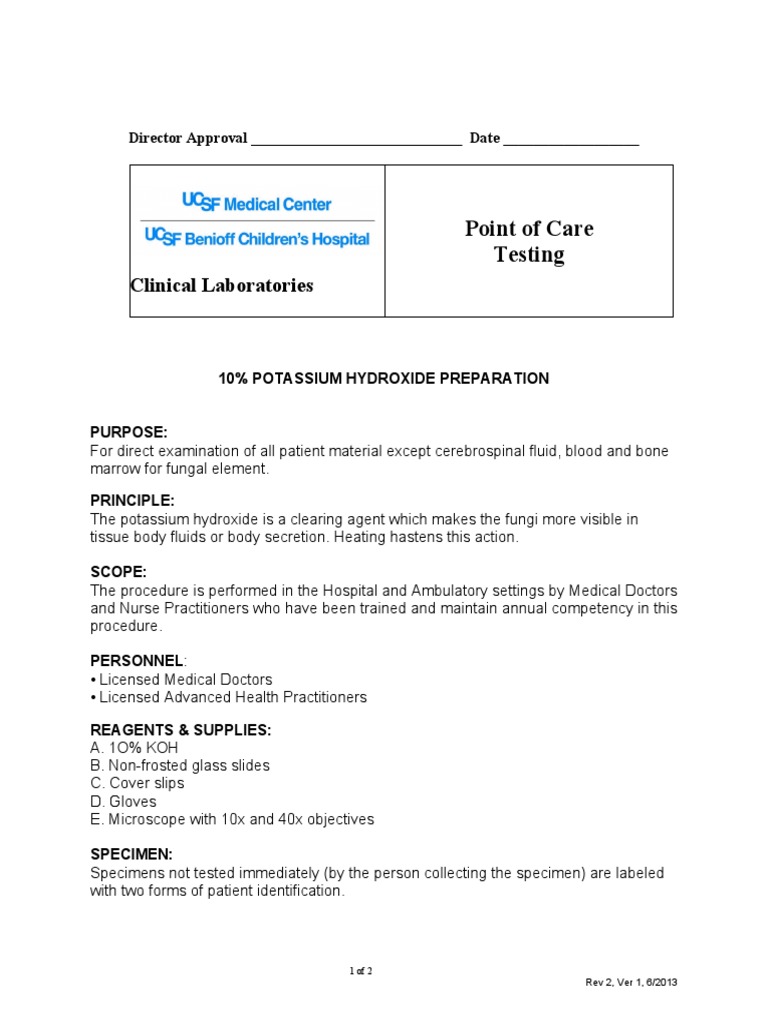 Clinical Laboratories: Point of Care Testing | PDF | Science & Mathematics