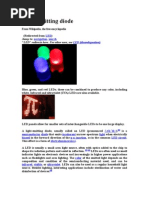 Download Light Emmiting Diode by manoj kumar rout SN17685831 doc pdf