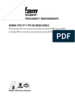 Manual de Instrucciones Y Mantenimiento: Bomba Tipo FP Y FPX de Brida Doble