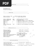 JHD162A LCD Code