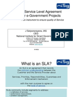 17 - Defining Service Level Agreement (SLA) For E-Gov Projects