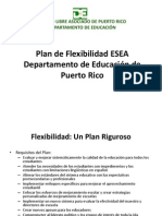 Plan de Flexibilidad ESEA Departamento de Educación de Puerto Rico