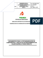 Lineamiento Tecnico Calentadores A Fuego Directo DCO-SCM-LT-006