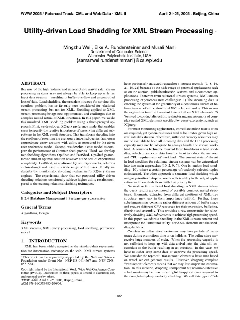 XML Data Dissemination Using Automata On Top of Structured Overlay ...