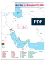 Iran Oil and Gas Fields Map (New Fields)