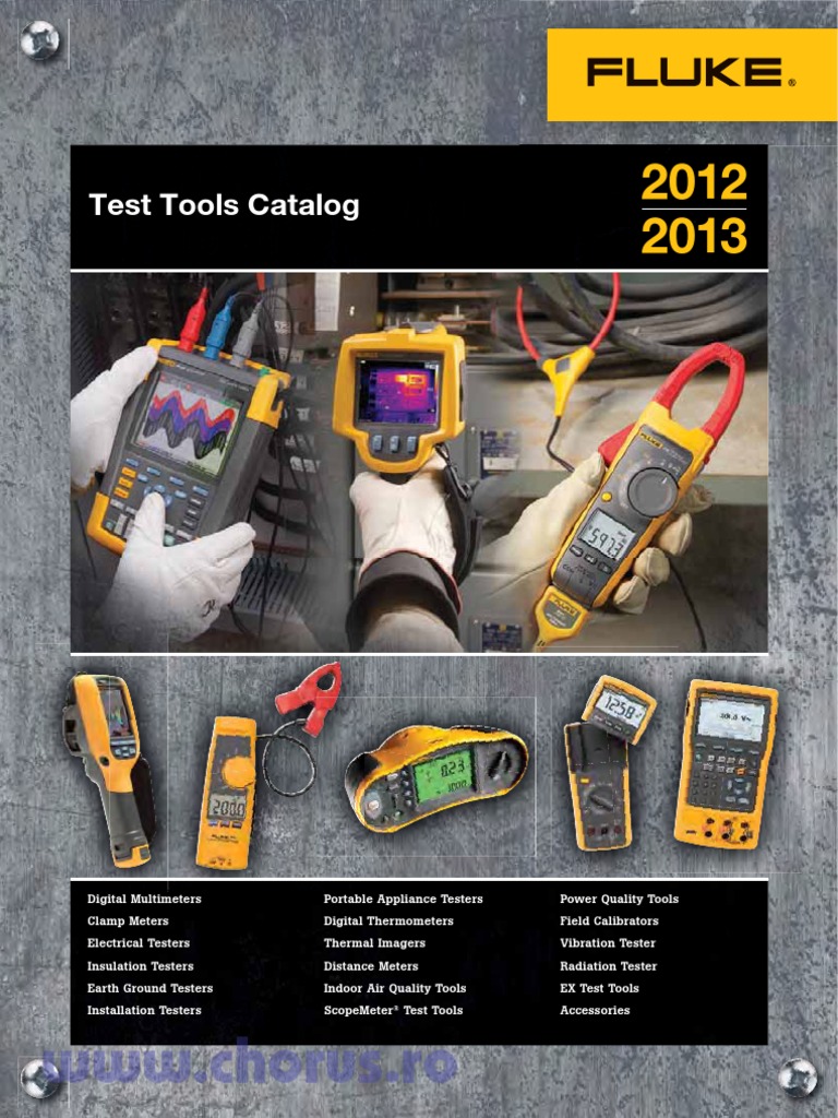 Catalog Materiale Electrice Fluke | PDF | Electric Power Distribution |  Capacitor