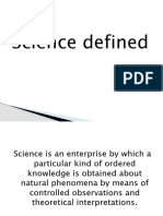 Science Defined