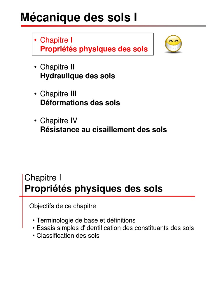 Propriétés physiques des sols et classification | PDF | Argile | Adsorption