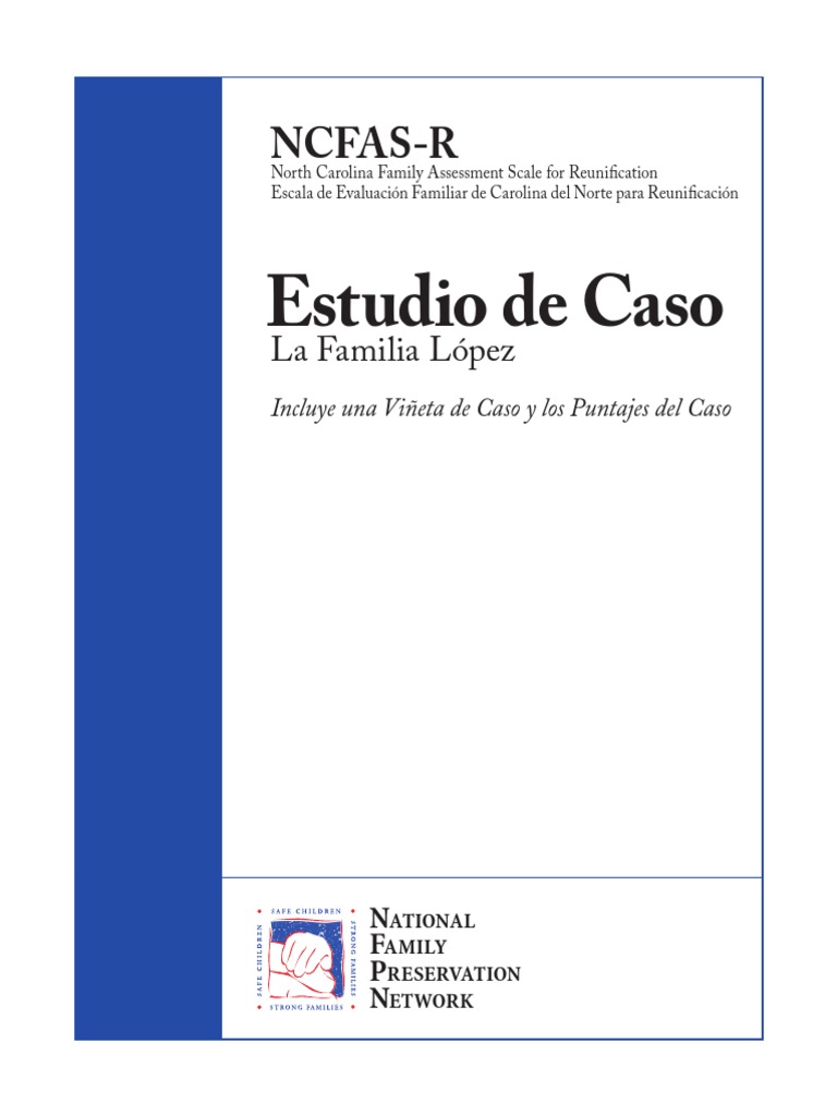 NCFAS-R Estudio de Caso | PDF | Lidia | Teoría de apego