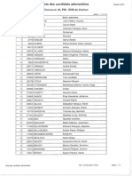 Liste Admissibles PSI