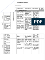 PROGRAMACIÓN ANUAL 2013  pcr