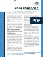 What is Dementia in Spanish