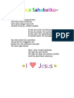 Tugas Jessi - Puisi Yesus Sahabatku