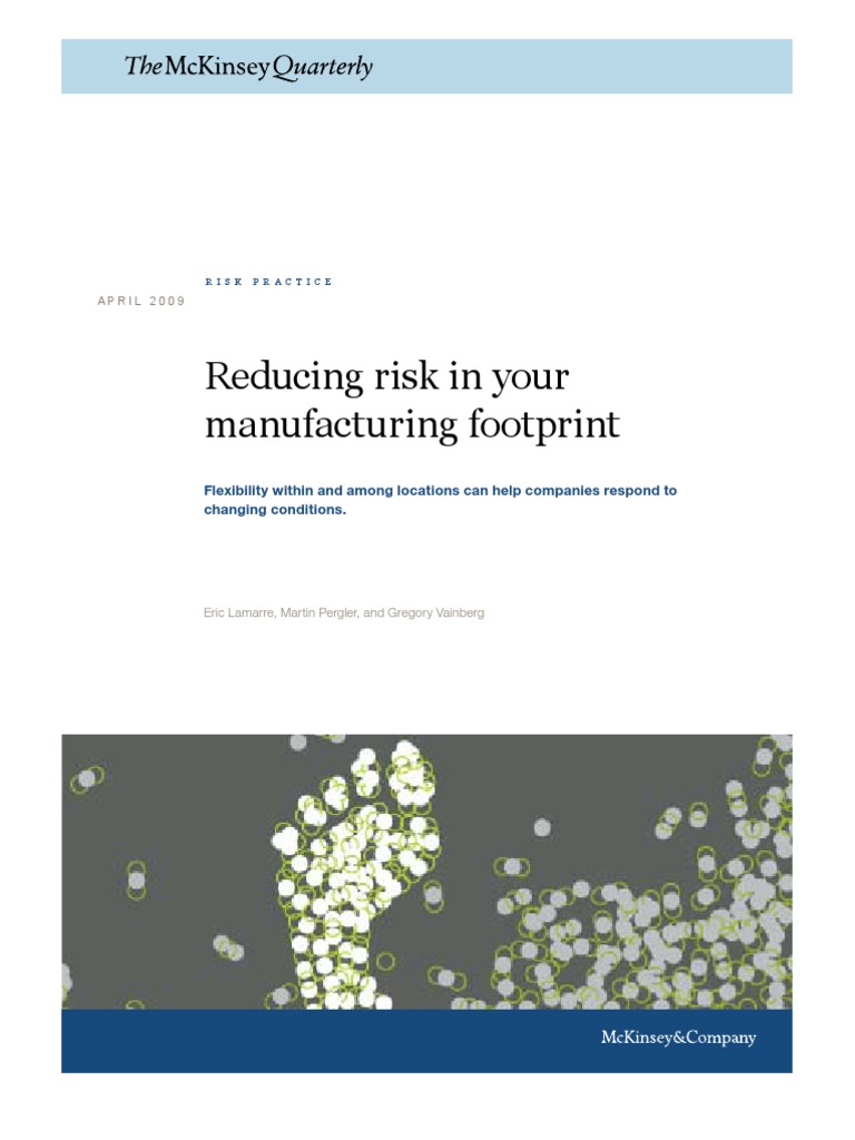 Reducing Risk in Your Manufacturing Footprint | PDF | Risk | Option ...