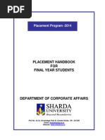 Placement Handbook-2014 2