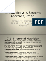 Microbial Nutrition, Ecology, and Growth