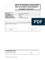 MKT Plan A1 QCF April 2013 Ute TDC